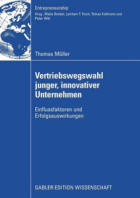 Book cover for Vertriebswegswahl junger, innovativer Unternehmen