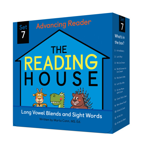 Book cover for The Reading House Set 7: Long Vowel Blends and Sight Words