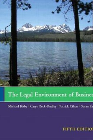 Cover of The Legal Environment of Business