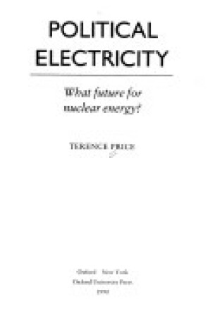 Cover of Political Electricity