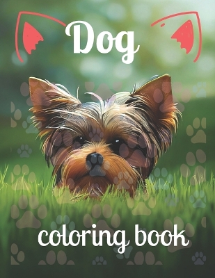 Book cover for Dog coloring book