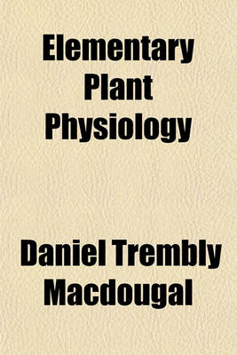 Book cover for Elementary Plant Physiology