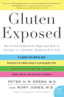 Book cover for Gluten Exposed: The Science Behind The Hype And How To Navigate To A Healthy, Symptom-free Life