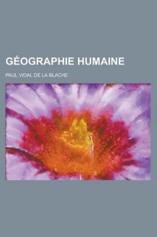 Cover of Geographie Humaine