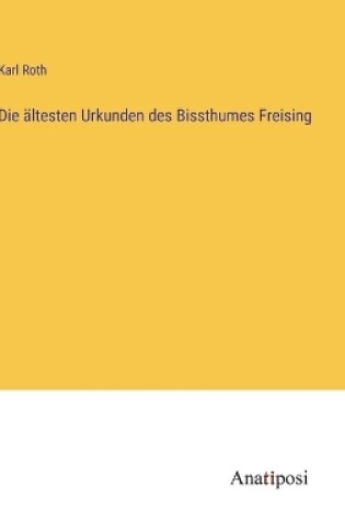 Cover of Die ältesten Urkunden des Bissthumes Freising