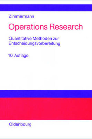 Cover of Operations Research