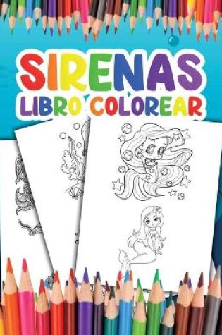 Cover of Sirenas Libro Colorear