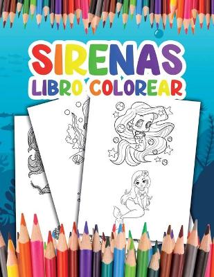 Cover of Sirenas Libro Colorear