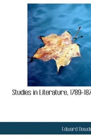Cover of Studies in Literature, 1789-1877