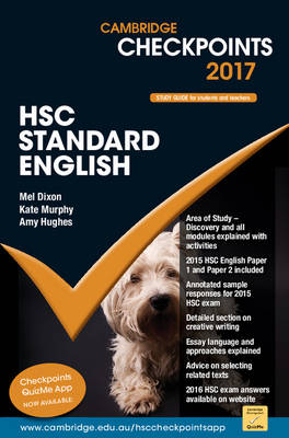 Book cover for Cambridge Checkpoints HSC Standard English 2017