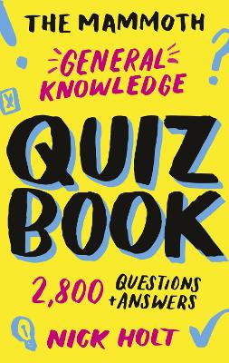 Book cover for The Mammoth General Knowledge Quiz Book