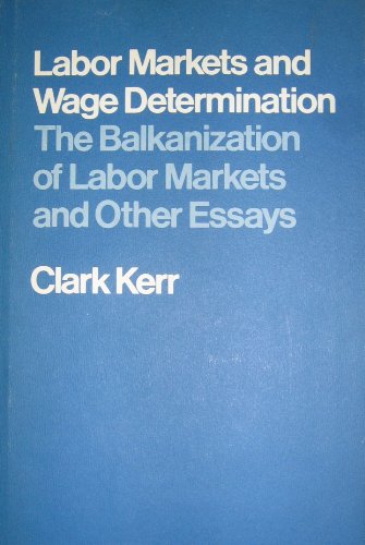 Book cover for Labour Market and Wage Determination