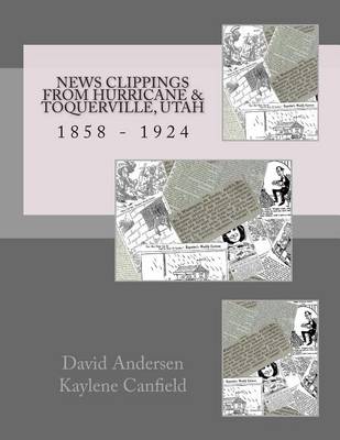 Book cover for News Clippings From Hurricane & Toquerville, Utah