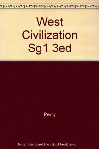 Cover of West Civilization Sg1 3ed