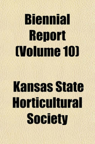 Cover of Biennial Report (Volume 10)