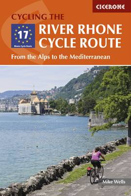 Book cover for The River Rhone Cycle Route