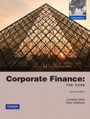 Book cover for Corporate Finance: The Core with MyFinanceLab