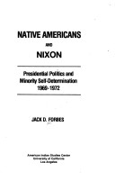 Book cover for Native Americans and Nixon