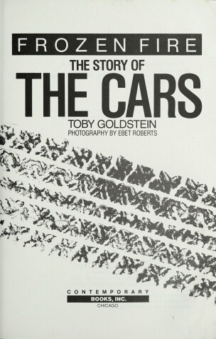 Book cover for Frozen Fire: the Cars