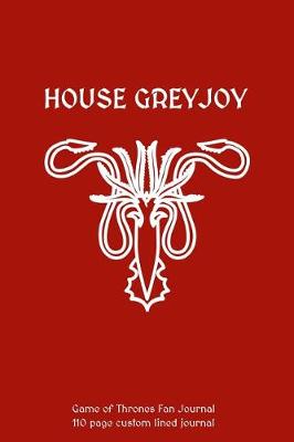 Book cover for House Greyjoy Game of Thrones Fan Journal