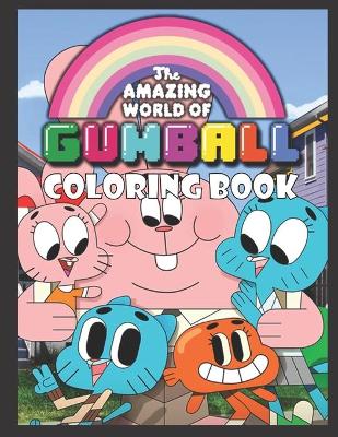 Book cover for The Amazing World of Gumball Coloring Book