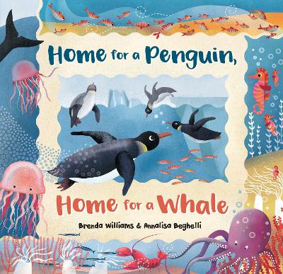 Book cover for Home for a Penguin, Home for a Whale