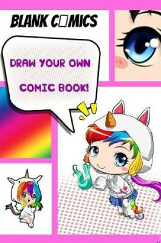 Cover of Blank Comics Draw Your Own Comic Book