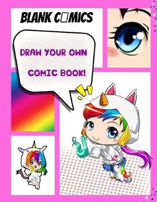 Book cover for Blank Comics Draw Your Own Comic Book