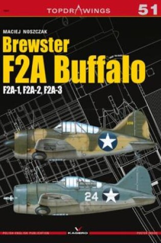 Cover of Brewster F2a Buffalo.  F2a-1, F2a-2, F2a-3