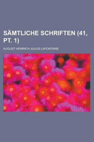 Cover of Samtliche Schriften (41, PT. 1 )