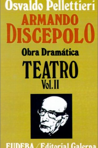 Cover of Armando Discepolo Obra Dramatica