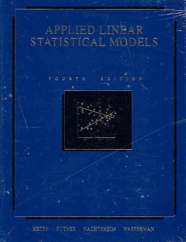 Book cover for Applied Linear Statistical Models