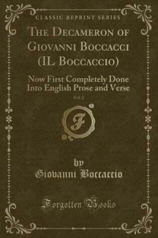 Cover of The Decameron of Giovanni Boccacci (Il Boccaccio), Vol. 2