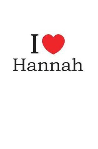 Cover of I Love Hannah