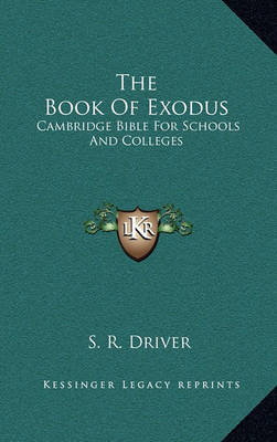 Book cover for The Book of Exodus