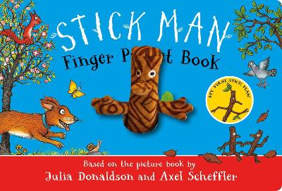 Book cover for The Stick Man Finger Puppet Book