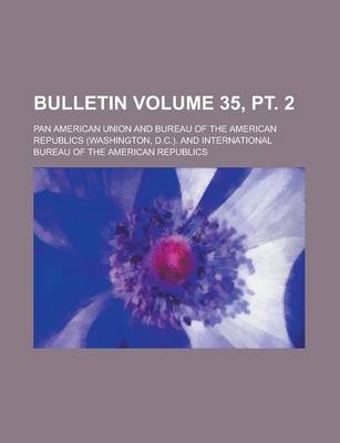 Book cover for Bulletin Volume 35, PT. 2