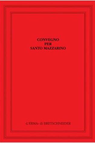 Cover of Convegno Per Santo Mazzarino