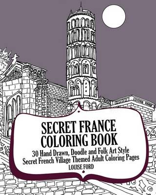Cover of Secret France Coloring Book