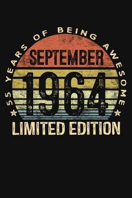 Book cover for September 1964 Limited Edition 55 Years of Being Awesome