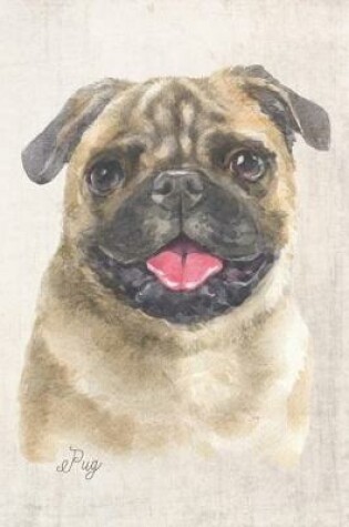 Cover of Pug Dog Portrait Notebook