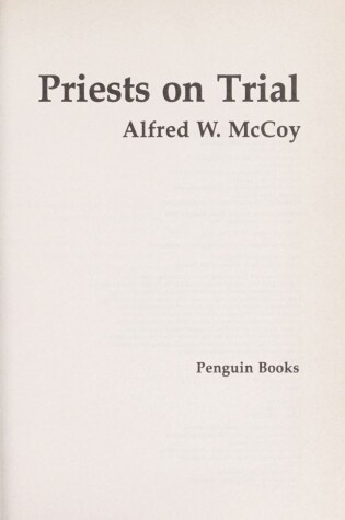 Cover of Priests on Trial