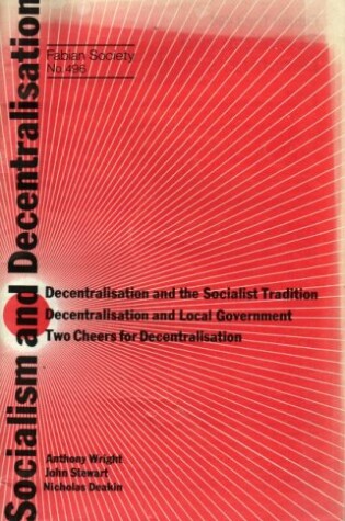 Cover of Socialism and Decentralisation