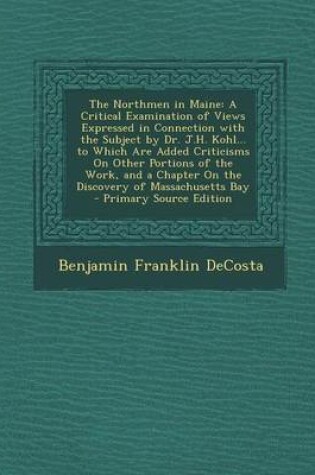 Cover of The Northmen in Maine