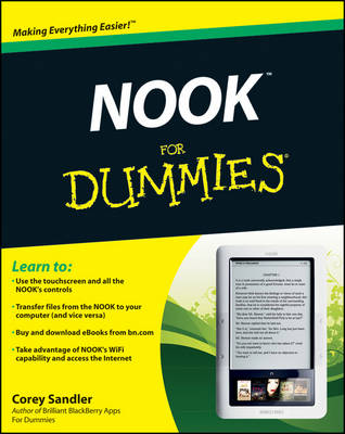 Book cover for NOOK For Dummies