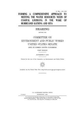 Book cover for Forming a comprehensive approach to meeting the water resources needs of coastal Louisiana in the wake of Hurricanes Katrina and Rita