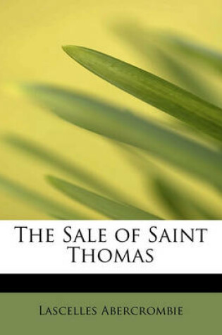 Cover of The Sale of Saint Thomas