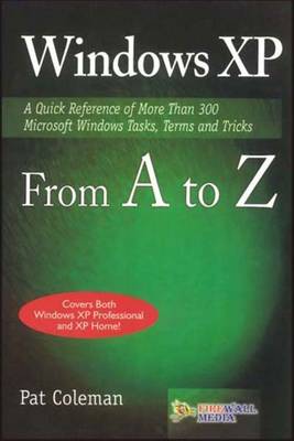 Book cover for Windows XP from A to Z