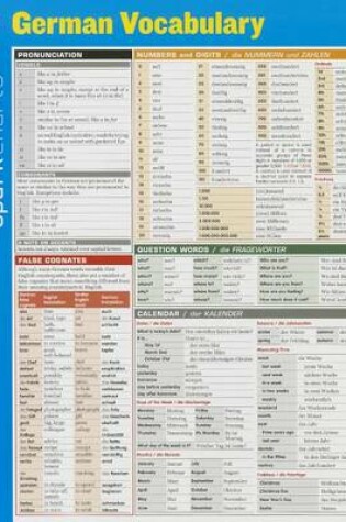 Cover of German Vocabulary SparkCharts