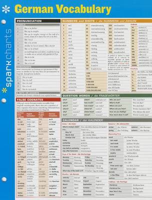 Book cover for German Vocabulary SparkCharts